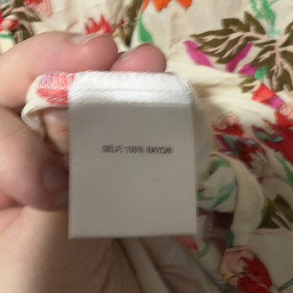 Rose + Olive Women’s Top Plus Size 2XL Floral V-Neck 3/4 Sleeve Flowy Relaxed - Picture 7 of 8